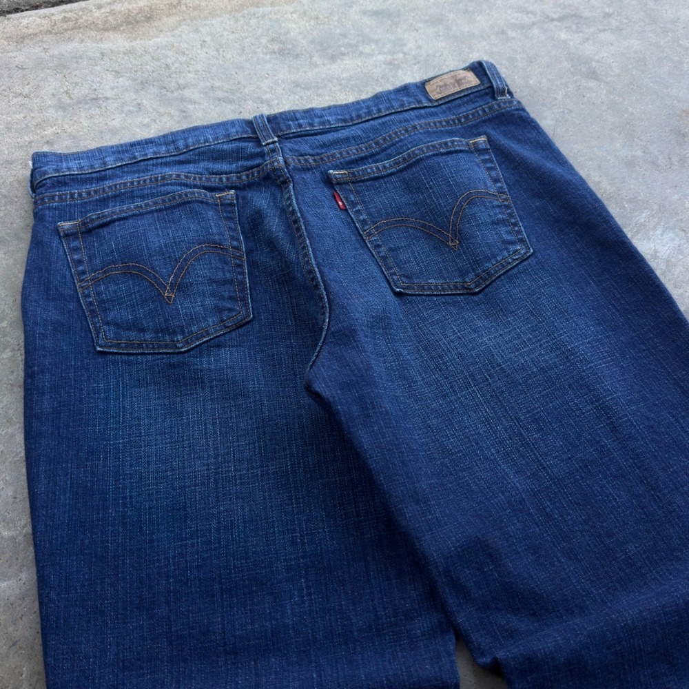 Vintage Y2K Levis 515 Bootcut Jeans Workwear Gorpcore Blue 36x32 (f7) - Picture 2 of 8